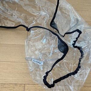 Bugaboo Transparent Kids Rain Cover with Black Trim